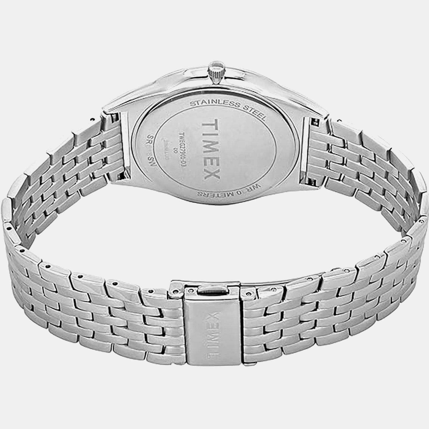 Fashion Men Quartz Blue Dial Analog Stainless Steel Watch TWEG27901