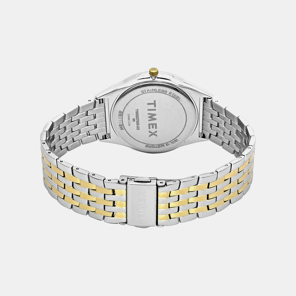 Fashion Men Quartz Green Dial Analog Stainless Steel Watch TWEG27903