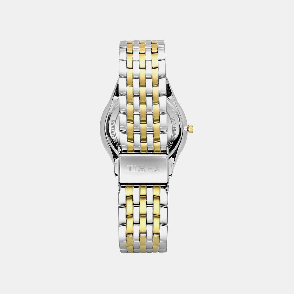 Fashion Men Quartz Green Dial Analog Stainless Steel Watch TWEG27903