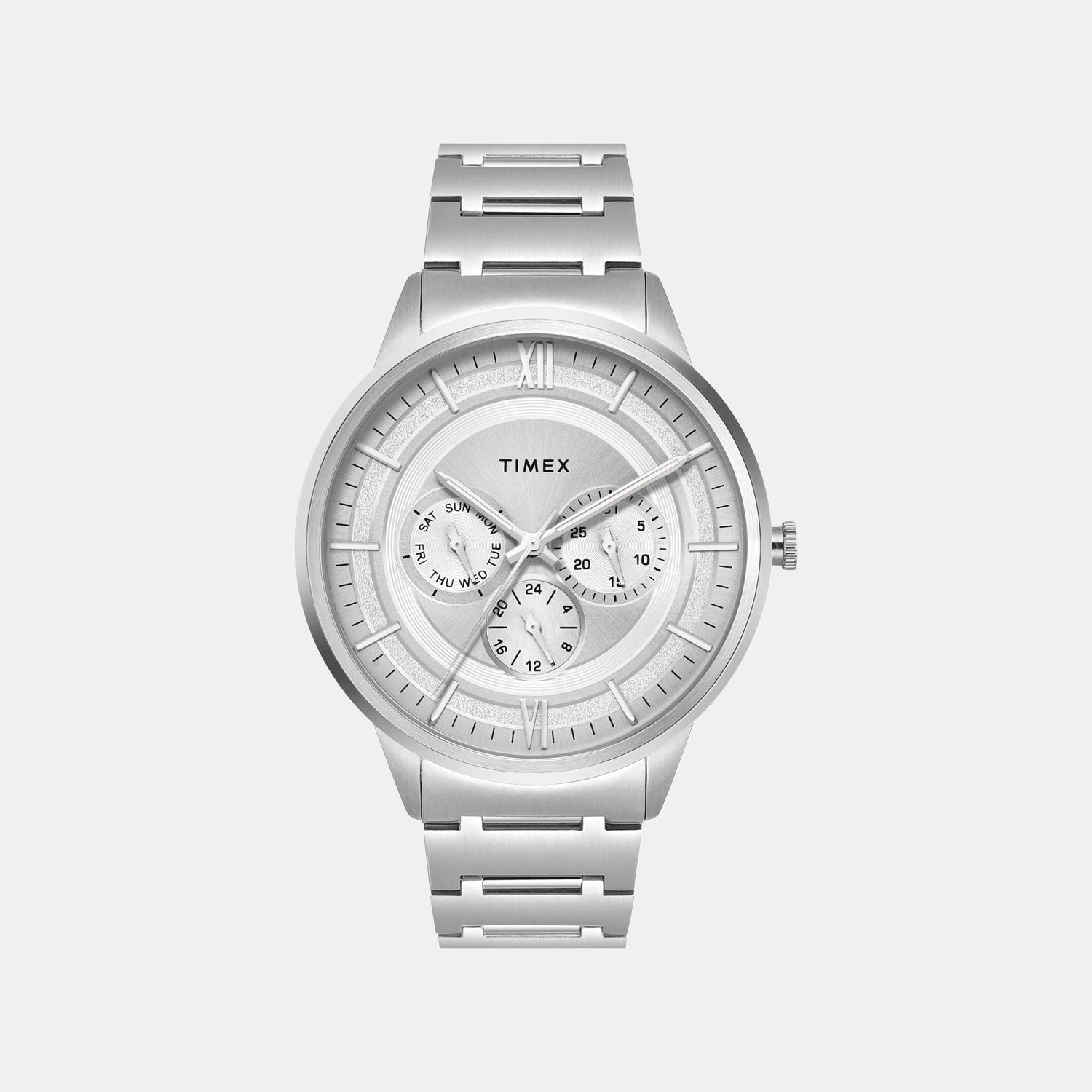 Signio Men Quartz Dial Multi-Function Stainless Steel Watch TWEG28000