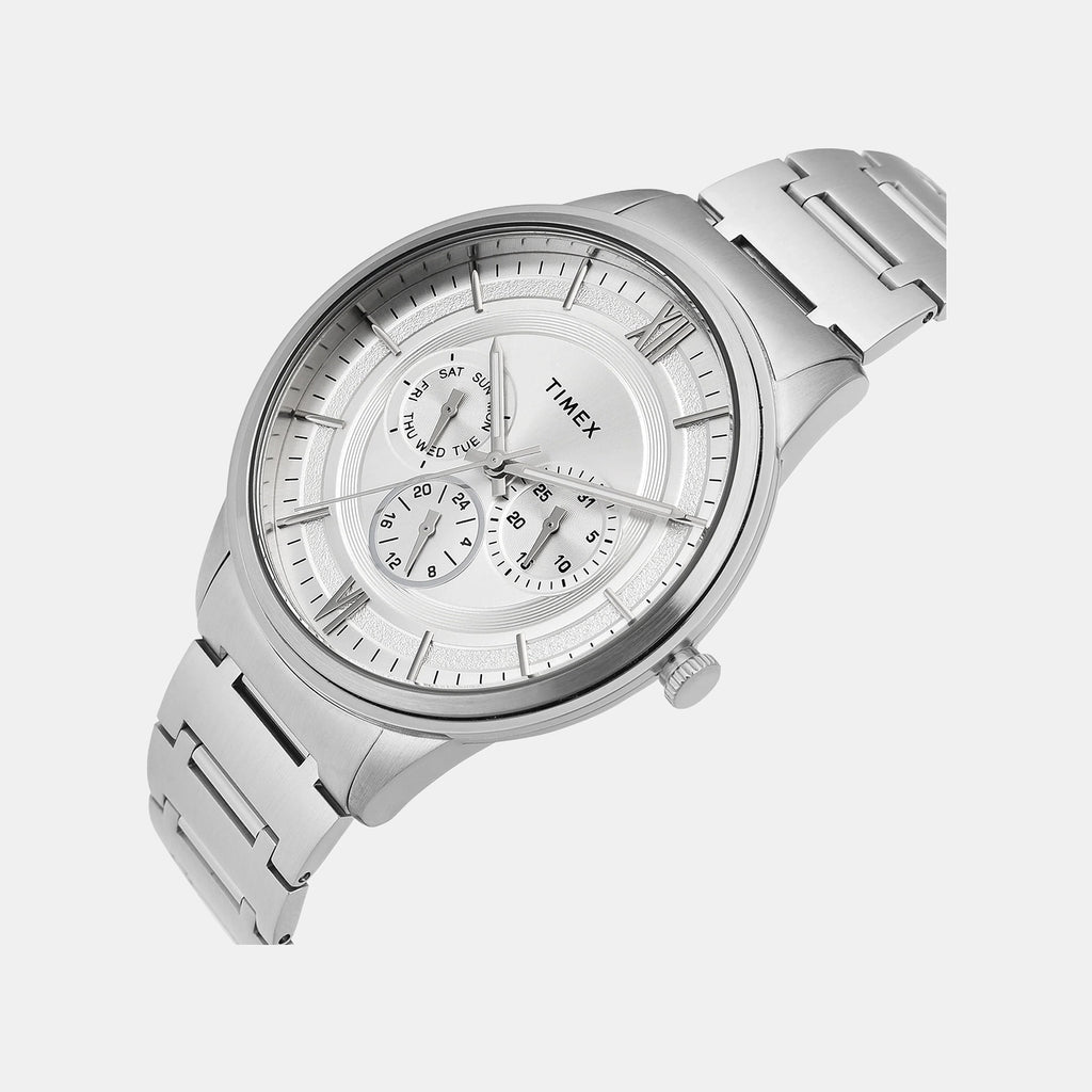 Signio Men Quartz Dial Multi-Function Stainless Steel Watch TWEG28000