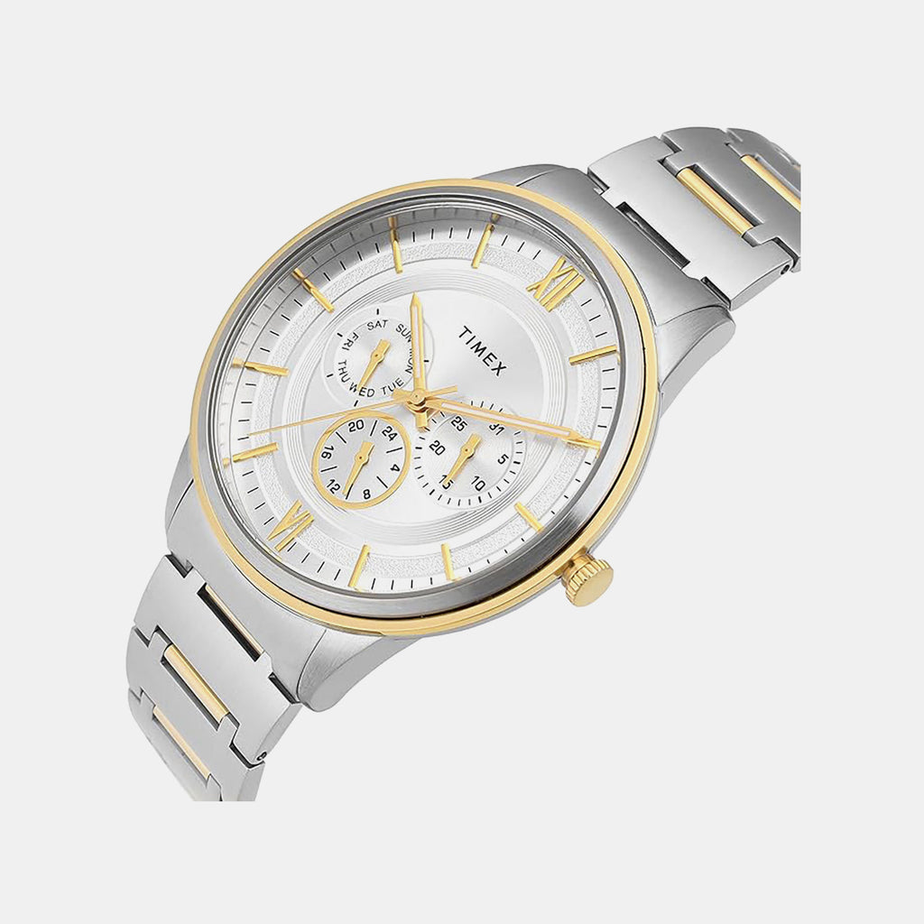 Signio Men Quartz Dial Multi-Function Stainless Steel Watch TWEG28001