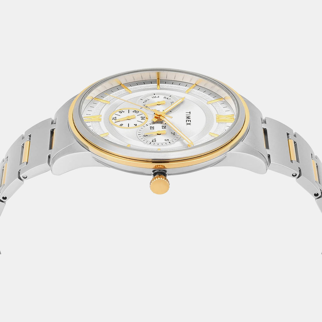 Signio Men Quartz Dial Multi-Function Stainless Steel Watch TWEG28001