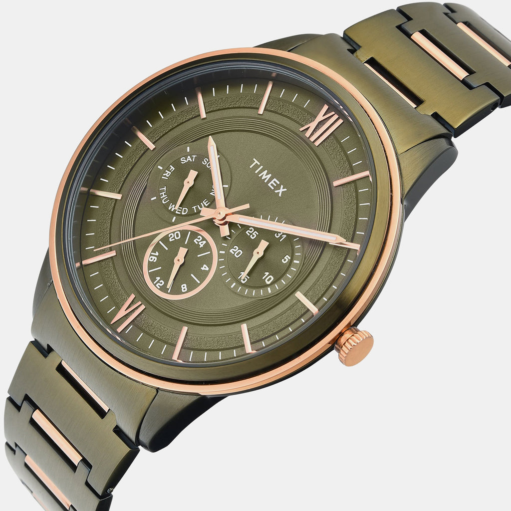 Signio Men Quartz Dial Multi-Function Stainless Steel Watch TWEG28002