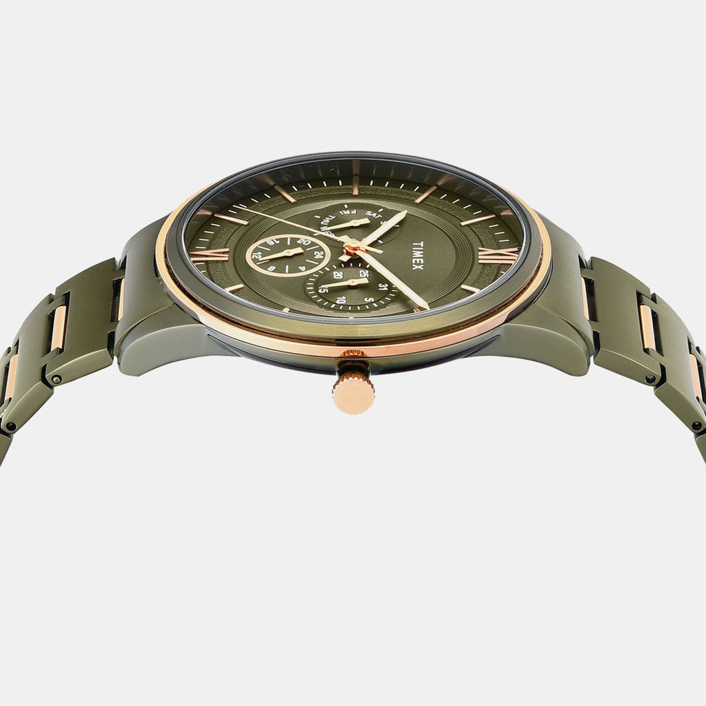 Signio Men Quartz Dial Multi-Function Stainless Steel Watch TWEG28002