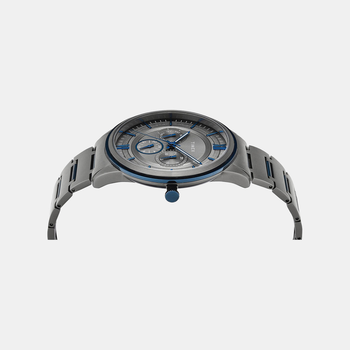Signio Men Quartz Grey Dial Multi-Function Stainless Steel Watch TWEG28003