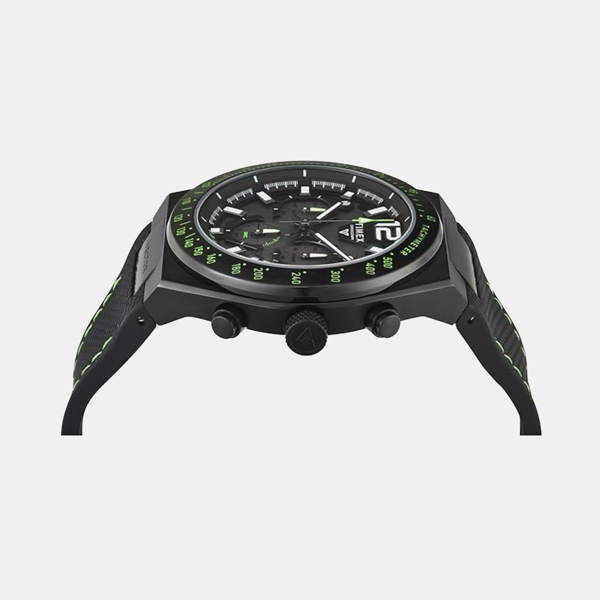 Vector Men Quartz Black Dial Multi-Function Leather Watch TWEG30800