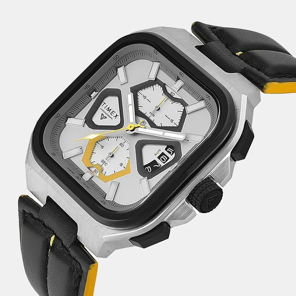 Vector Men Quartz Dial Chronograph Leather Watch TWEG30901