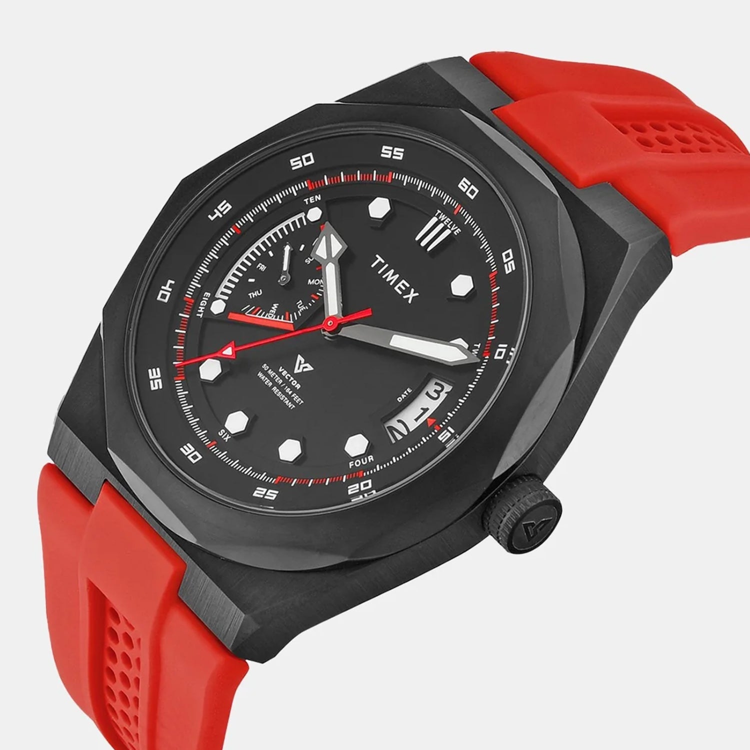 Vector Men Quartz Dial Analog Silicone Watch TWEG31001