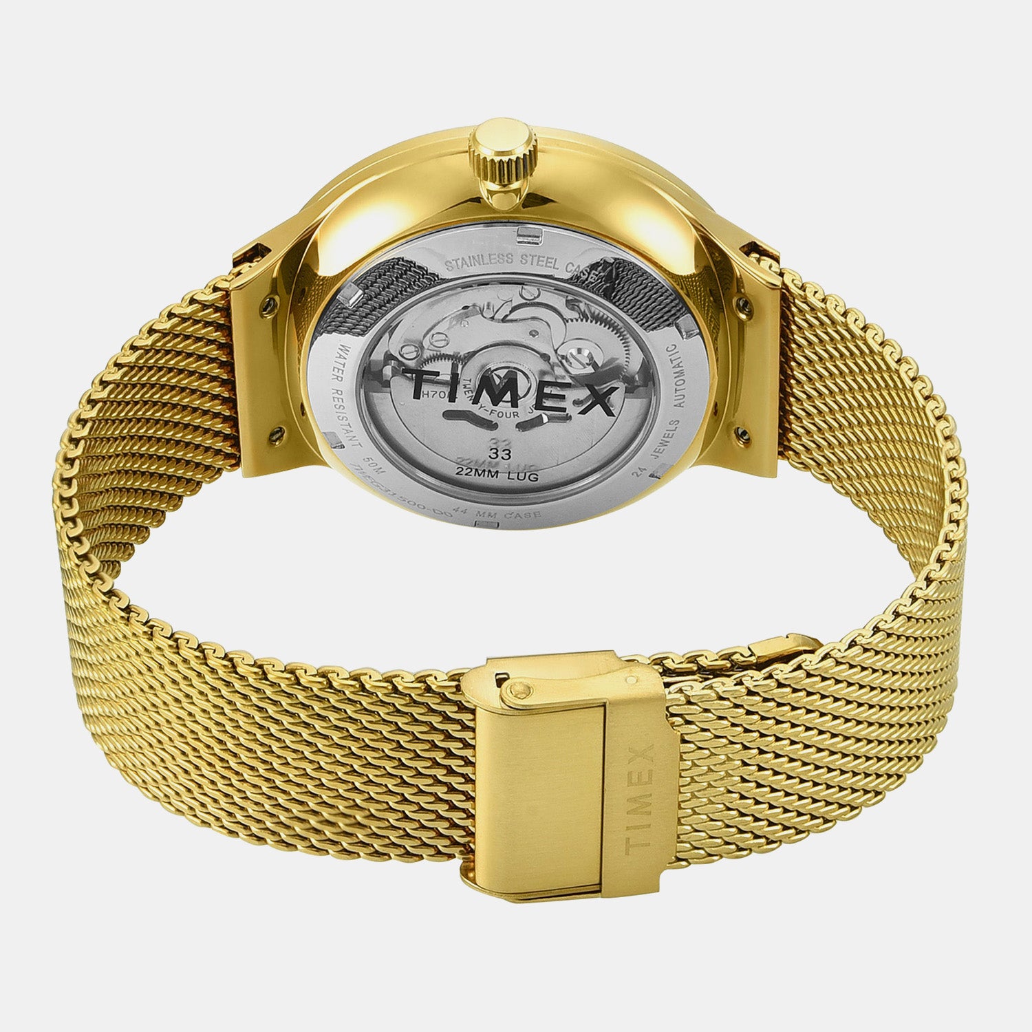 Signio Men Quartz Champagne Dial Analog Stainless Steel Watch TWEG31500