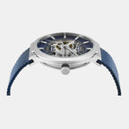 Men Automatic Blue Dial Analog Mesh Watch TWEG31502
