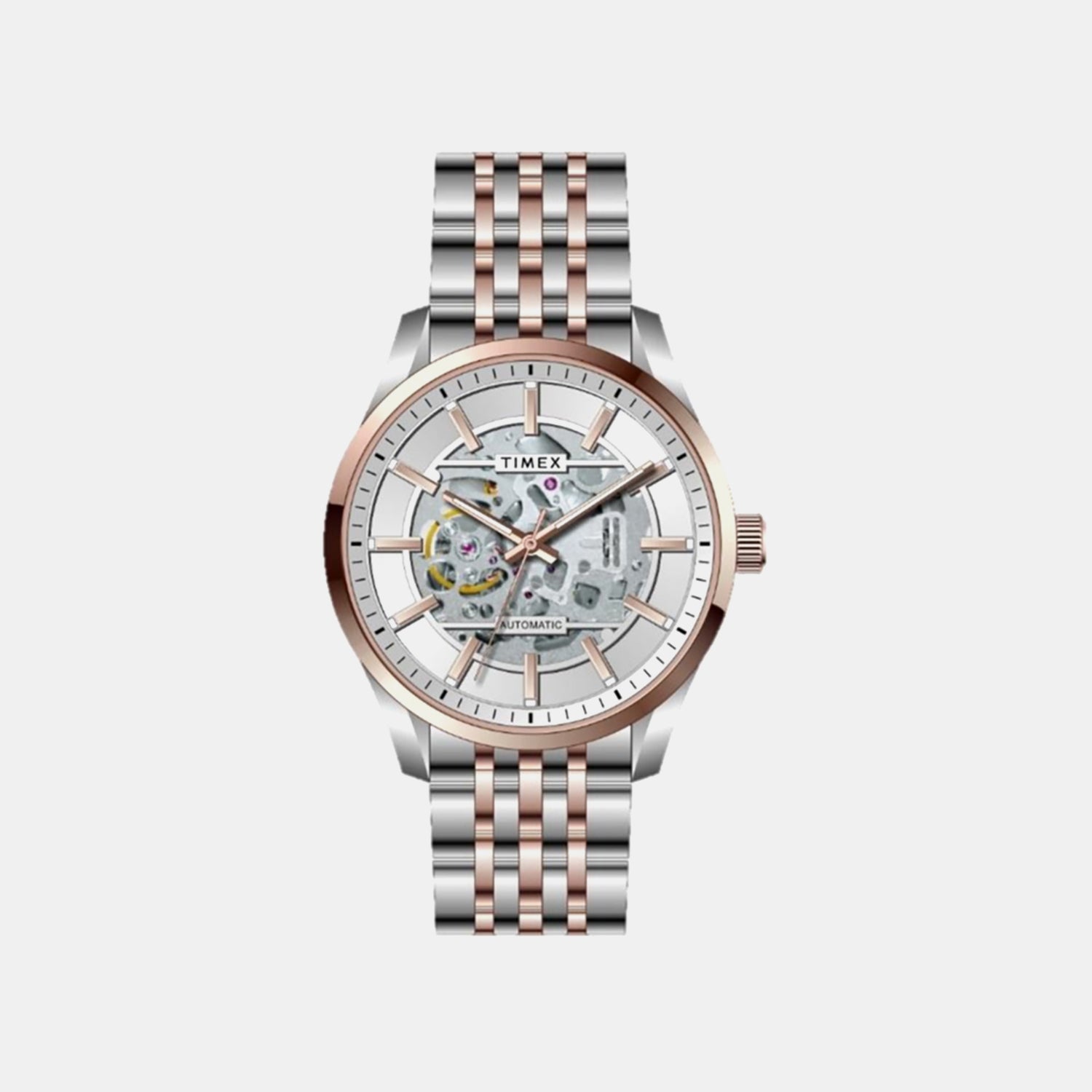 Signio Men Automatic Silver Dial Analog Stainless Steel Watch TWEG31601