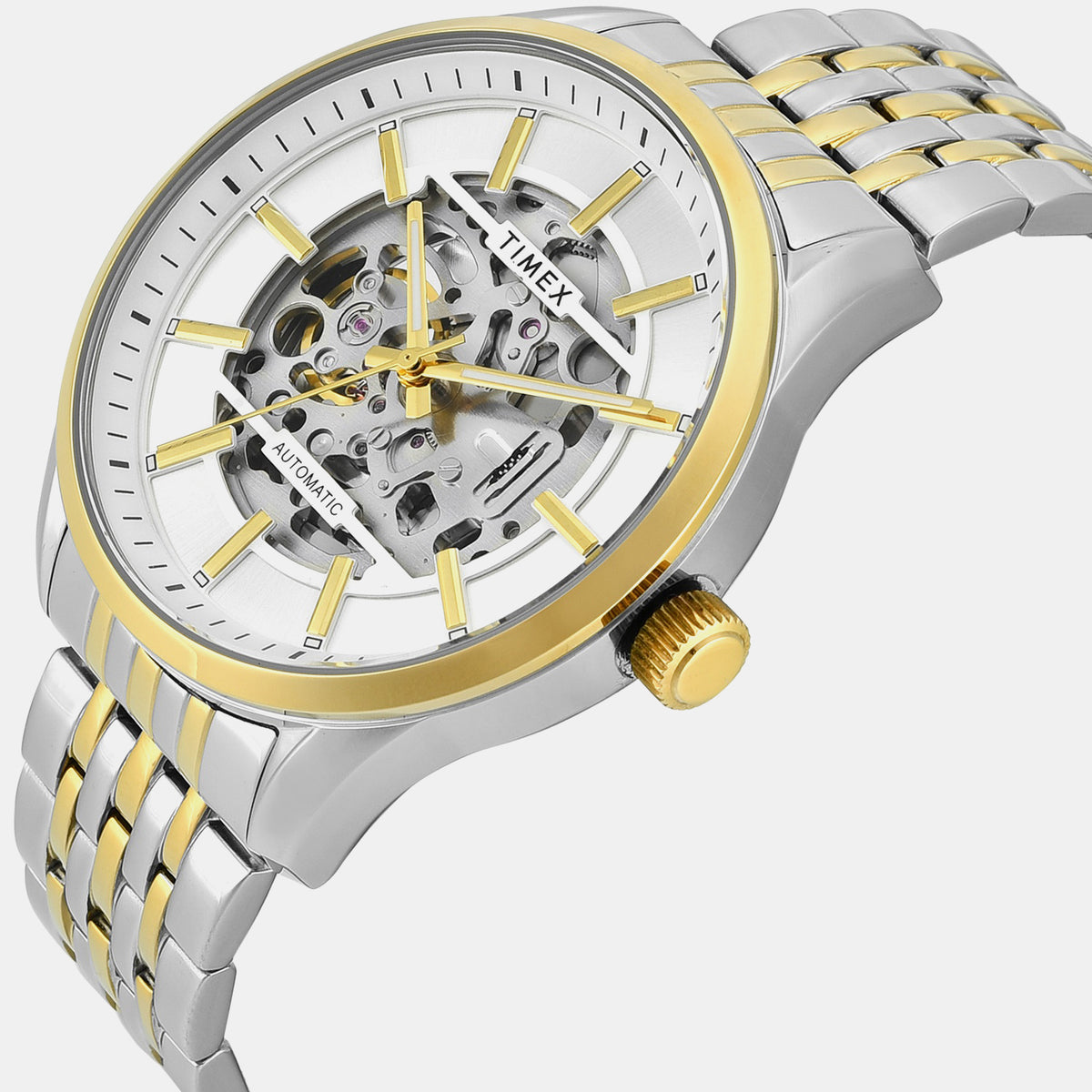 Signio Men Automatic Silver Dial Analog Stainless Steel Watch TWEG31602