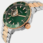 Signio Men Automatic Green Dial Analog Stainless Steel Watch TWEG31701