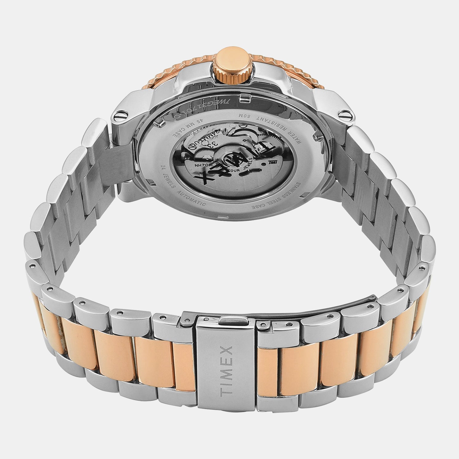 Signio Men Automatic Green Dial Analog Stainless Steel Watch TWEG31701