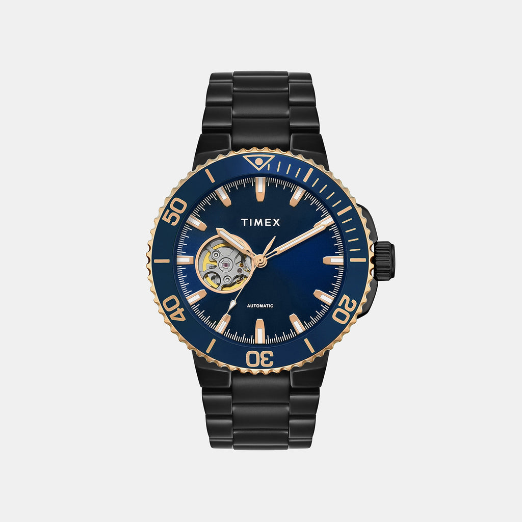 Signio Men Automatic Blue Dial Analog Stainless Steel Watch TWEG31702