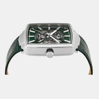 Signio Men Automatic Green Dial Analog Leather Watch TWEG32000