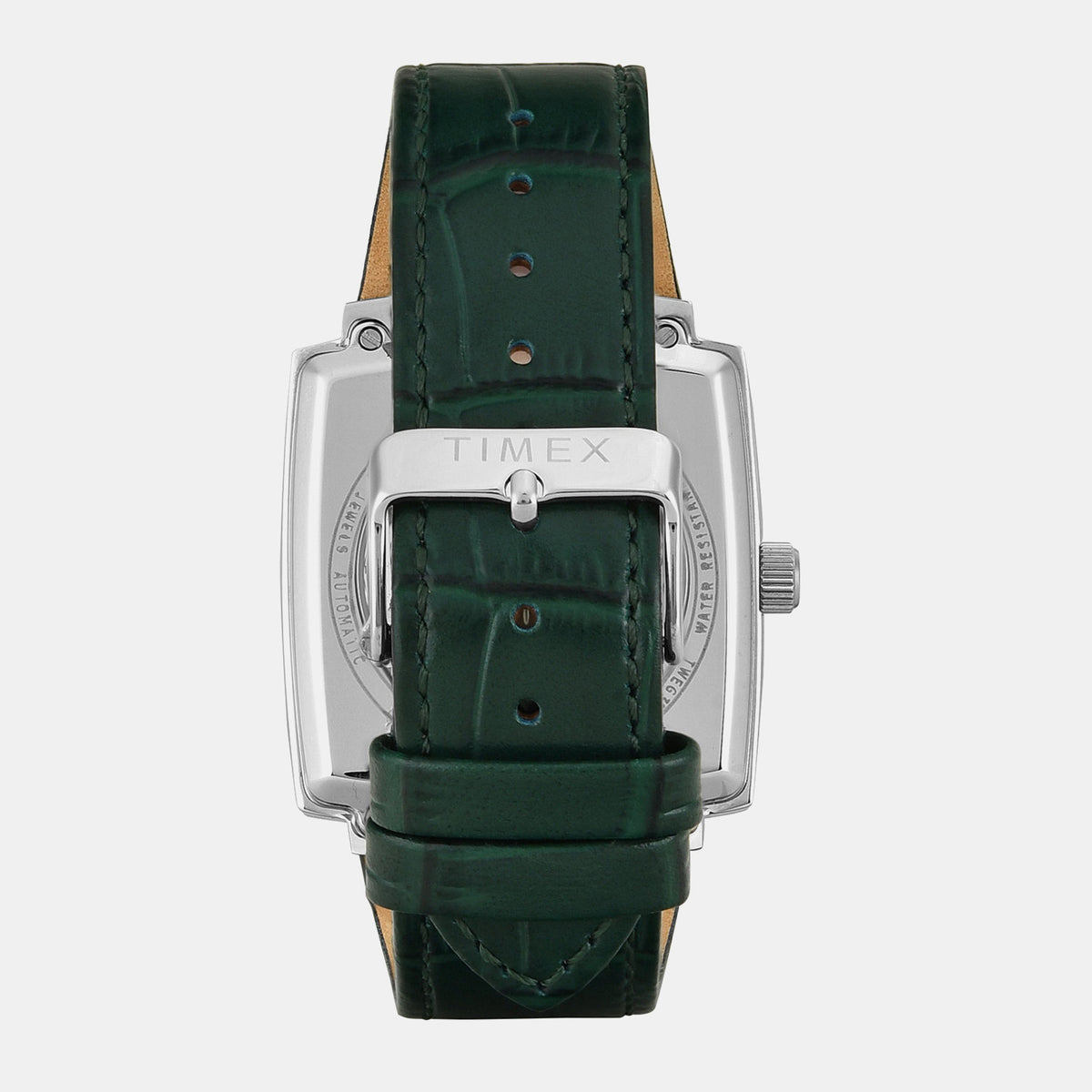 Signio Men Automatic Green Dial Analog Leather Watch TWEG32000