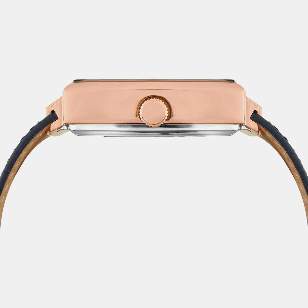 Signio Men Automatic Blue Dial Analog Leather Watch TWEG32001