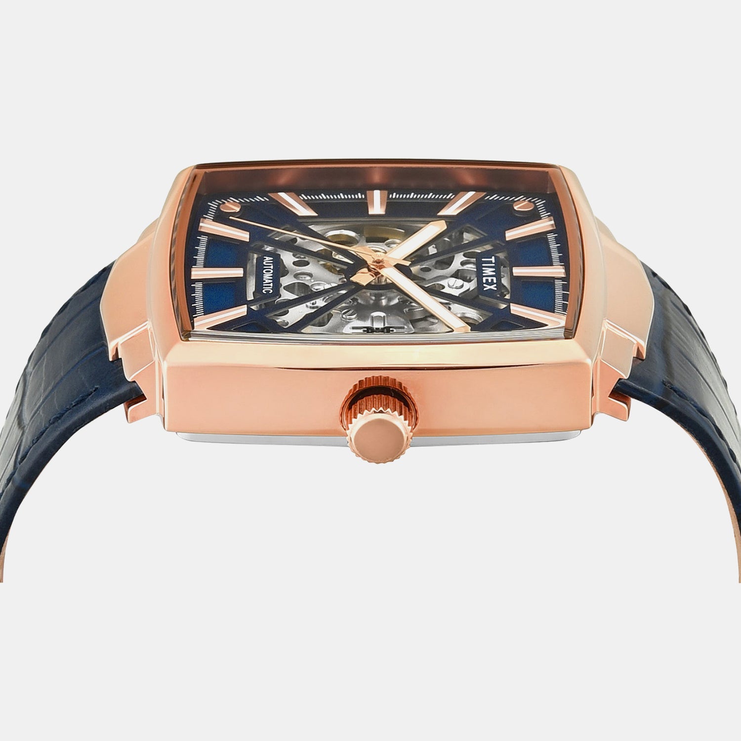 Signio Men Automatic Blue Dial Analog Leather Watch TWEG32001