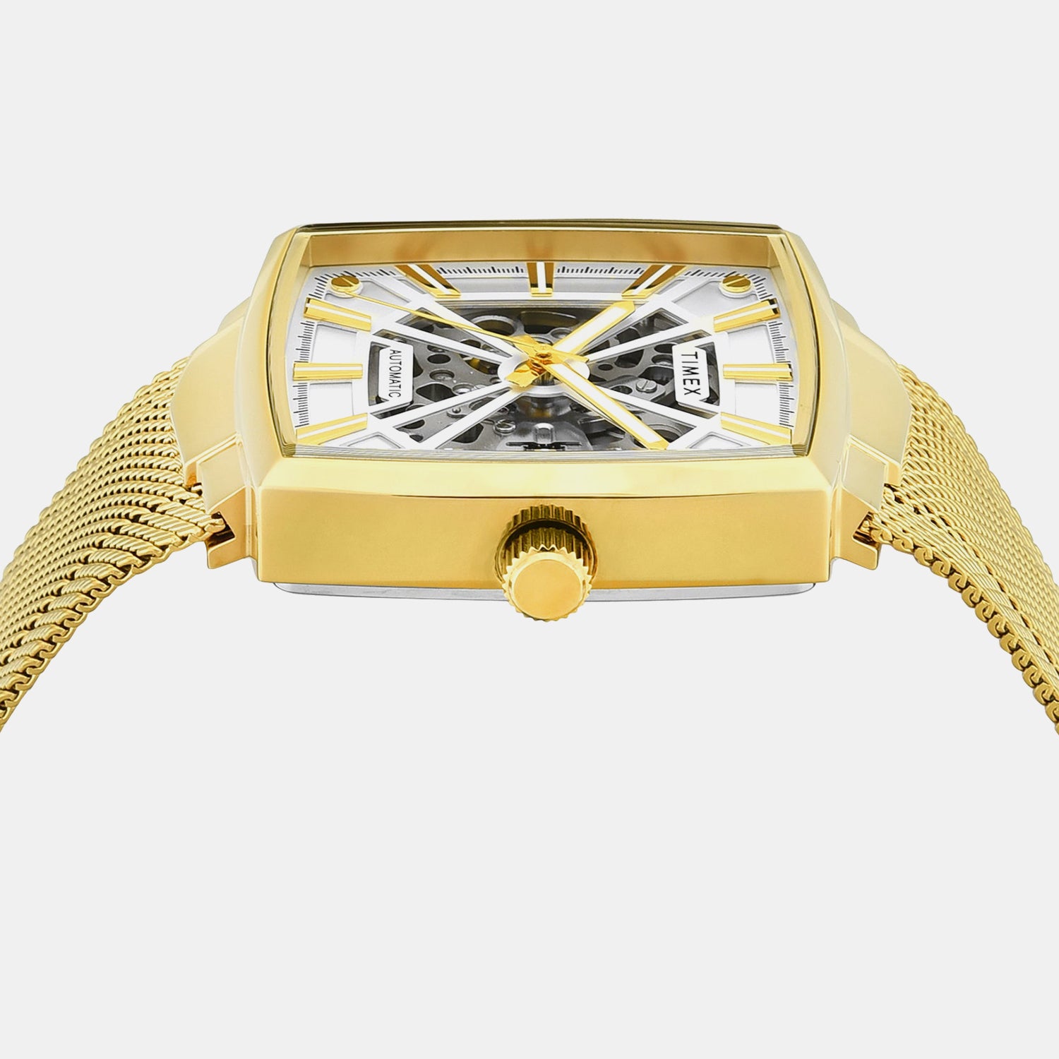 Signio Men Automatic Silver Dial Analog Mesh Watch TWEG32002