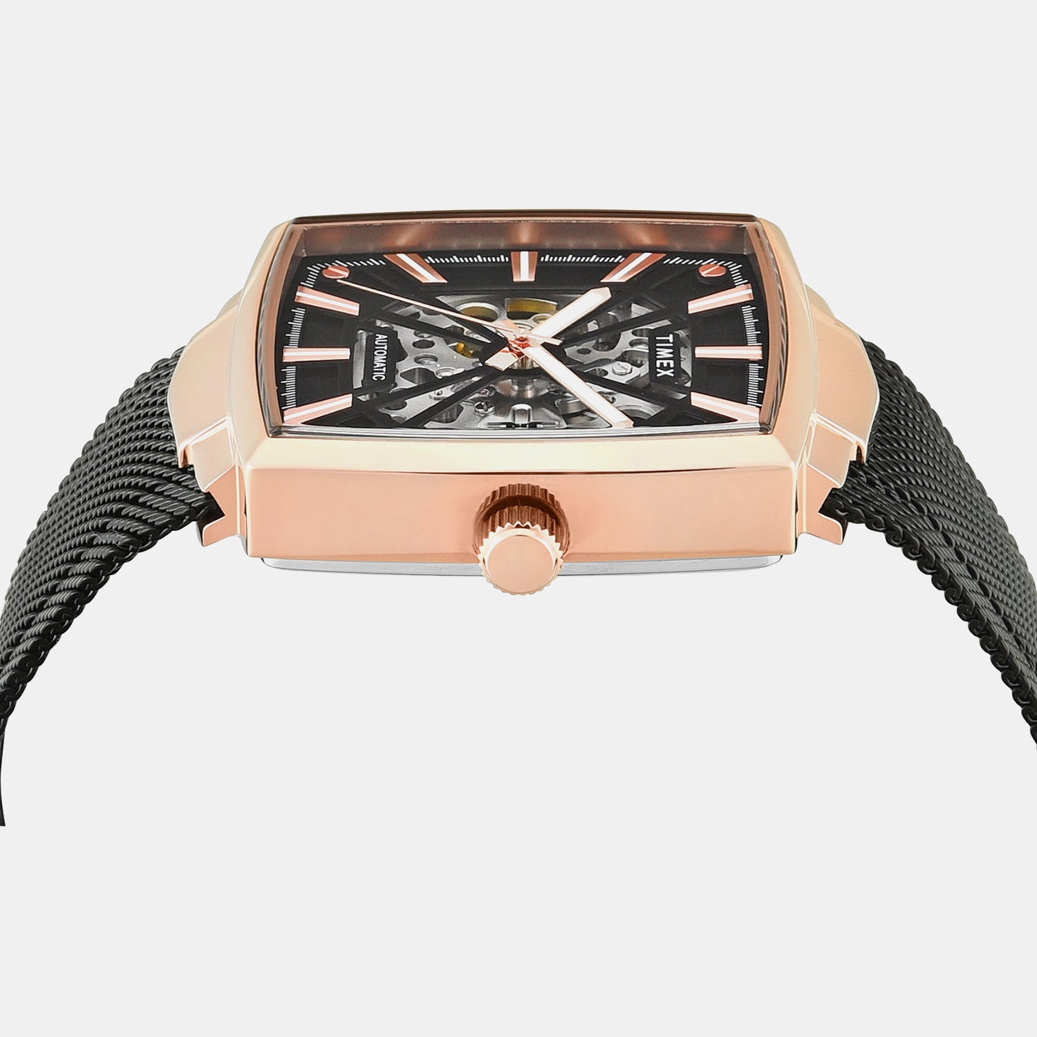 Signio Men Automatic Black Dial Analog Mesh Watch TWEG32003