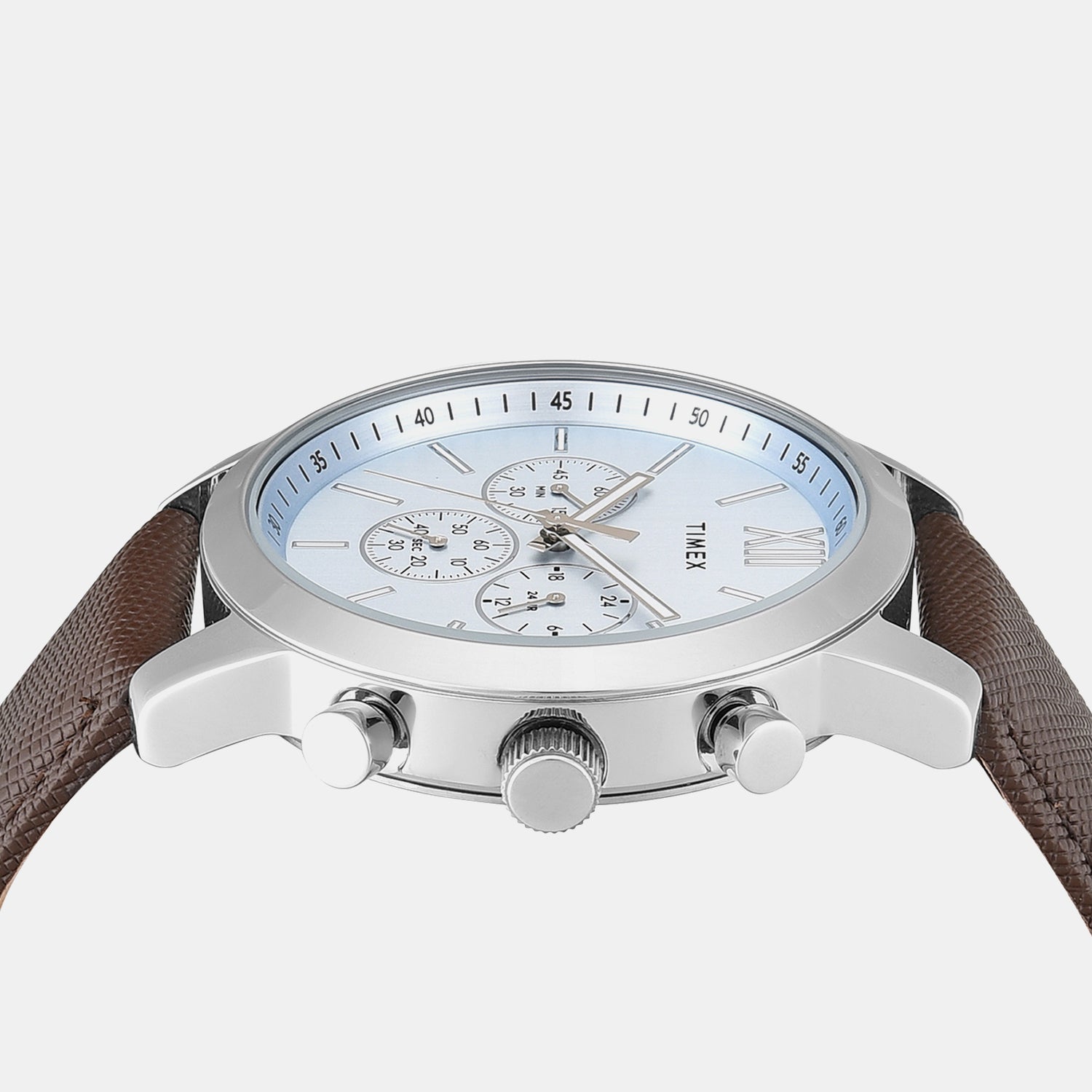 Trendline Men Quartz Blue Dial Multi-Function Leather Watch TWEG32200