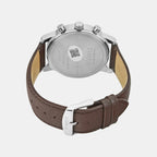 Trendline Men Quartz Blue Dial Multi-Function Leather Watch TWEG32200