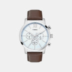 Trendline Men Quartz Blue Dial Multi-Function Leather Watch TWEG32200