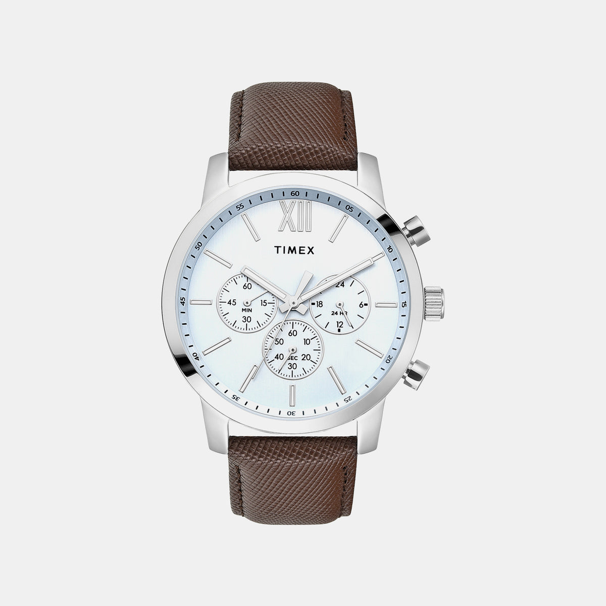 Trendline Men Quartz Blue Dial Multi-Function Leather Watch TWEG32200