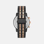 Trendline Men Quartz Black Dial Chronograph Stainless Steel Watch TWEG32202