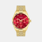 Trendline Men Quartz Red Dial Multi-Function Watch TWEG33305