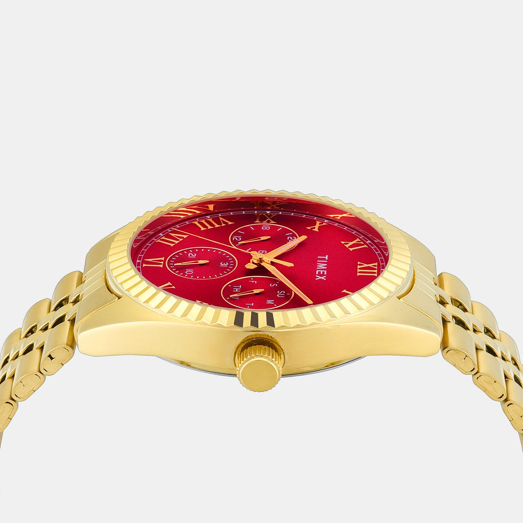 Trendline Men Quartz Red Dial Multi-Function Watch TWEG33305