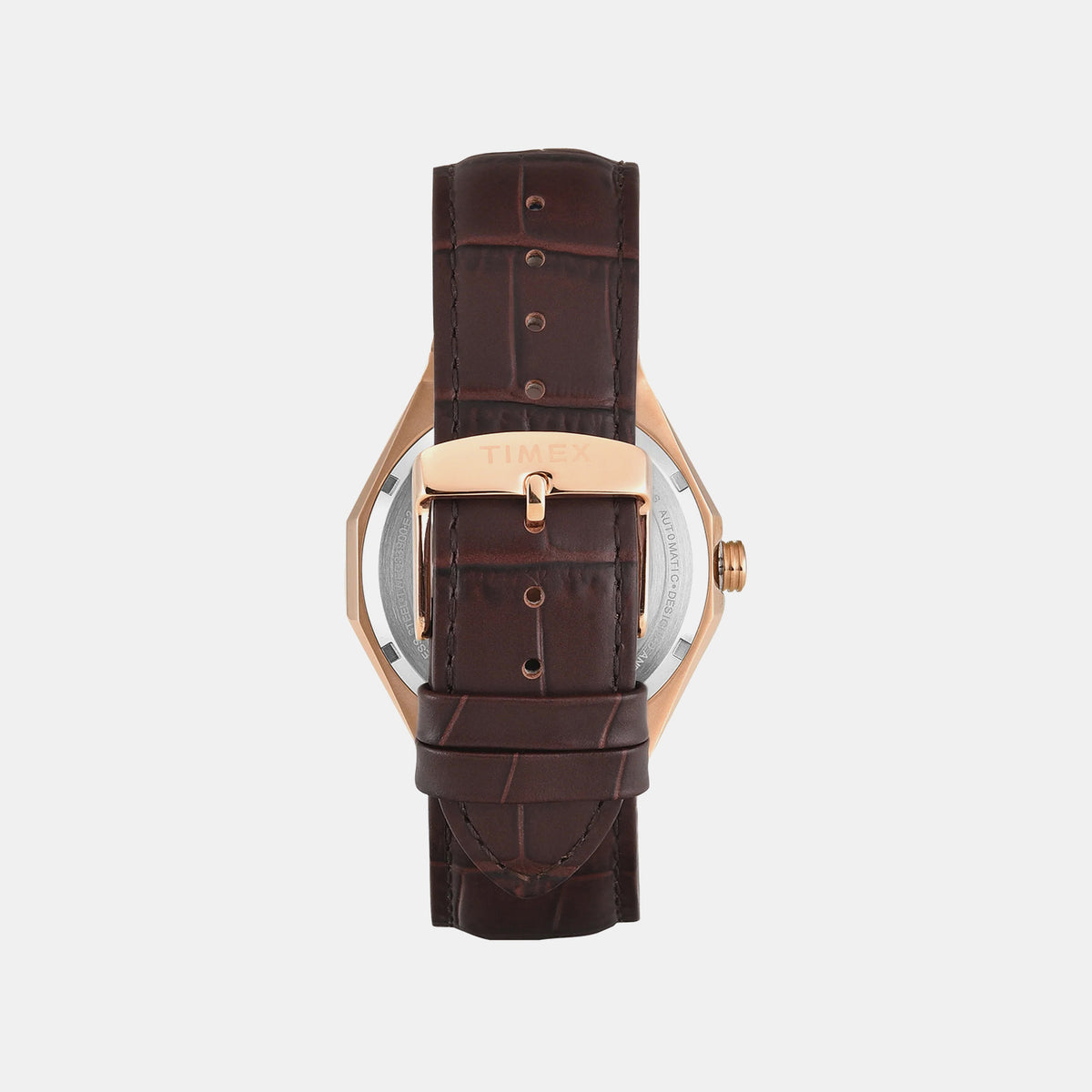 Signio Men Automatic Silver Dial Analog Leather Watch TWEG33900