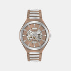 Signio Men Automatic Brown Dial Analog Stainless Steel Watch TWEG33901