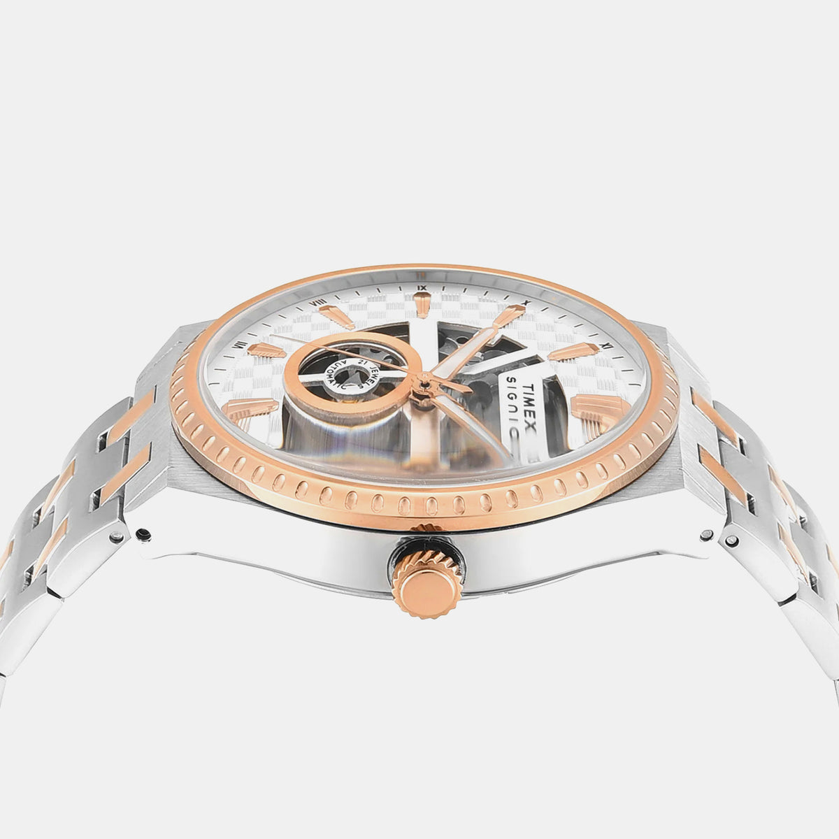 Signio Men Automatic Silver Dial Analog Stainless Steel Watch TWEG34000