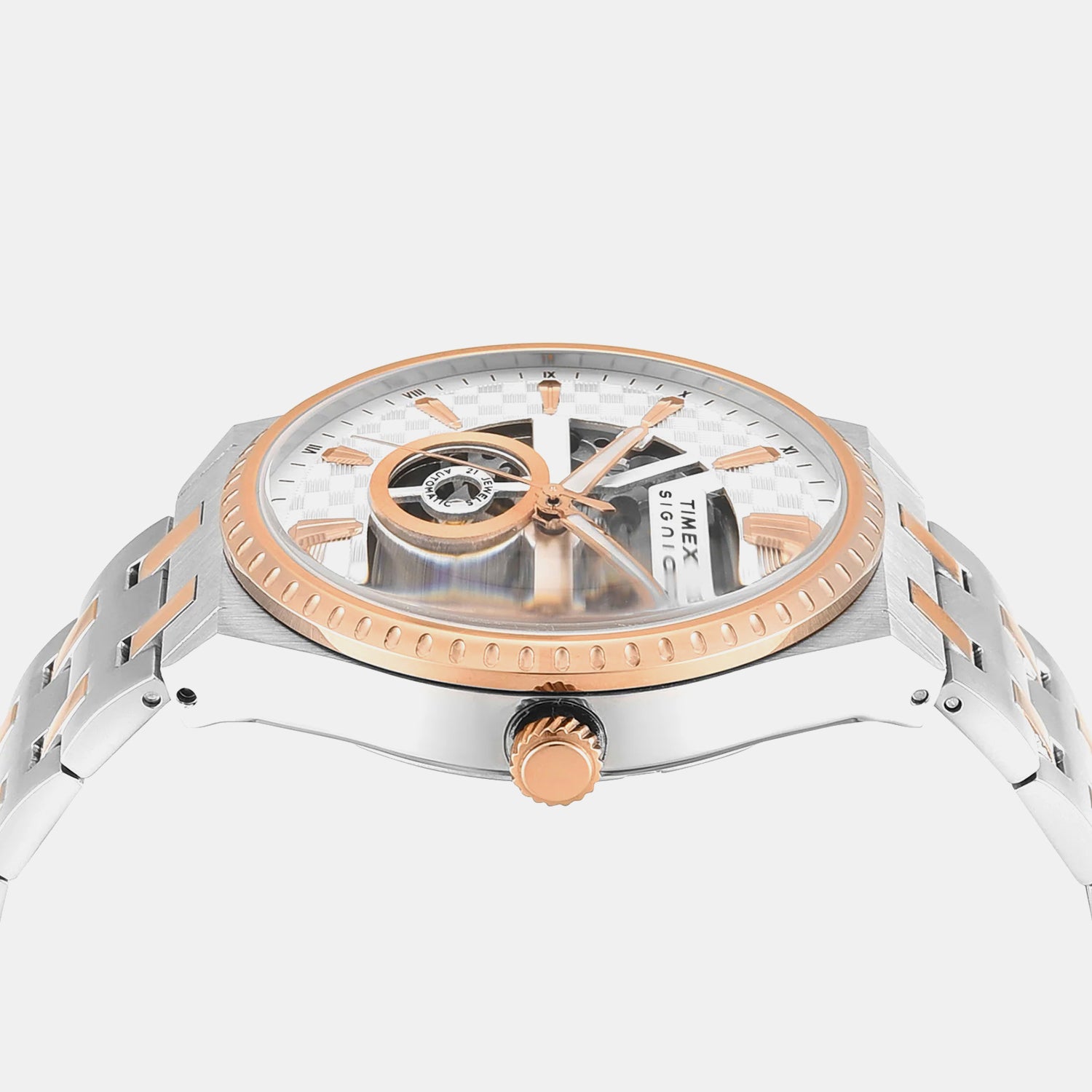 Signio Men Automatic Silver Dial Analog Stainless Steel Watch TWEG34000