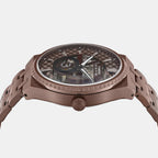 Signio Men Automatic Brown Dial Analog Stainless Steel Watch TWEG34002