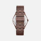 Signio Men Automatic Brown Dial Analog Stainless Steel Watch TWEG34002