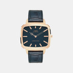 Signio Men Quartz Teal Dial Analog Leather Watch TWEG34100