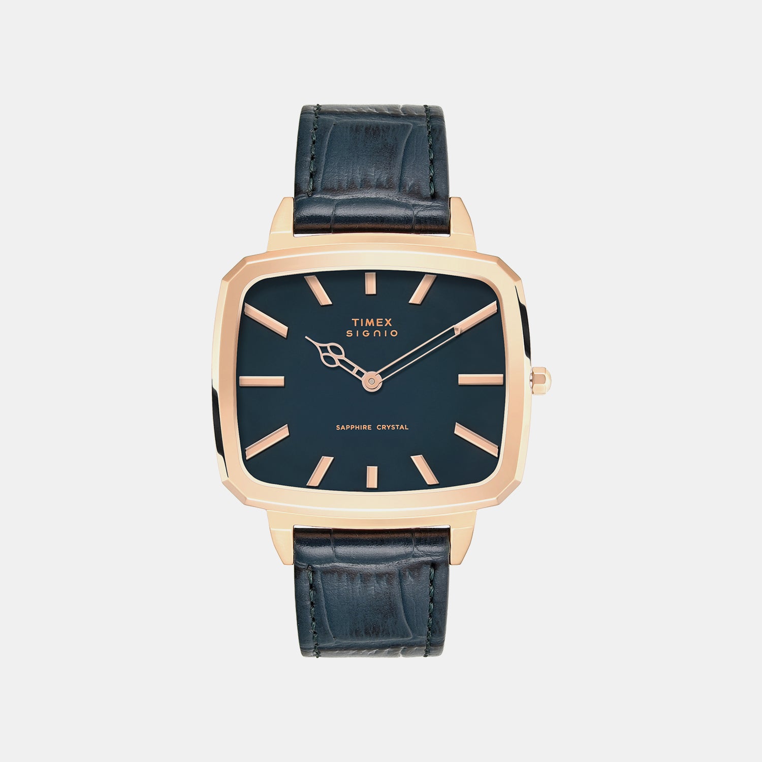 Signio Men Quartz Teal Dial Analog Leather Watch TWEG34100