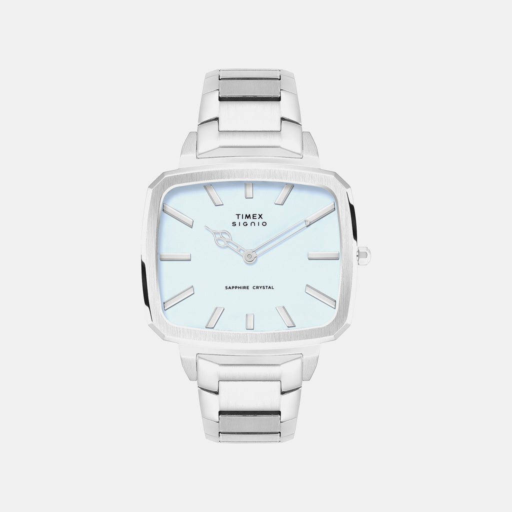 Signio Men Quartz Blue Dial Analog Stainless Steel Watch TWEG34101