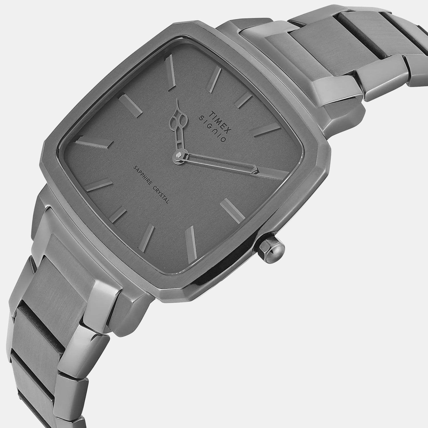Signio Men Quartz Grey Dial Analog Stainless Steel Watch TWEG34102