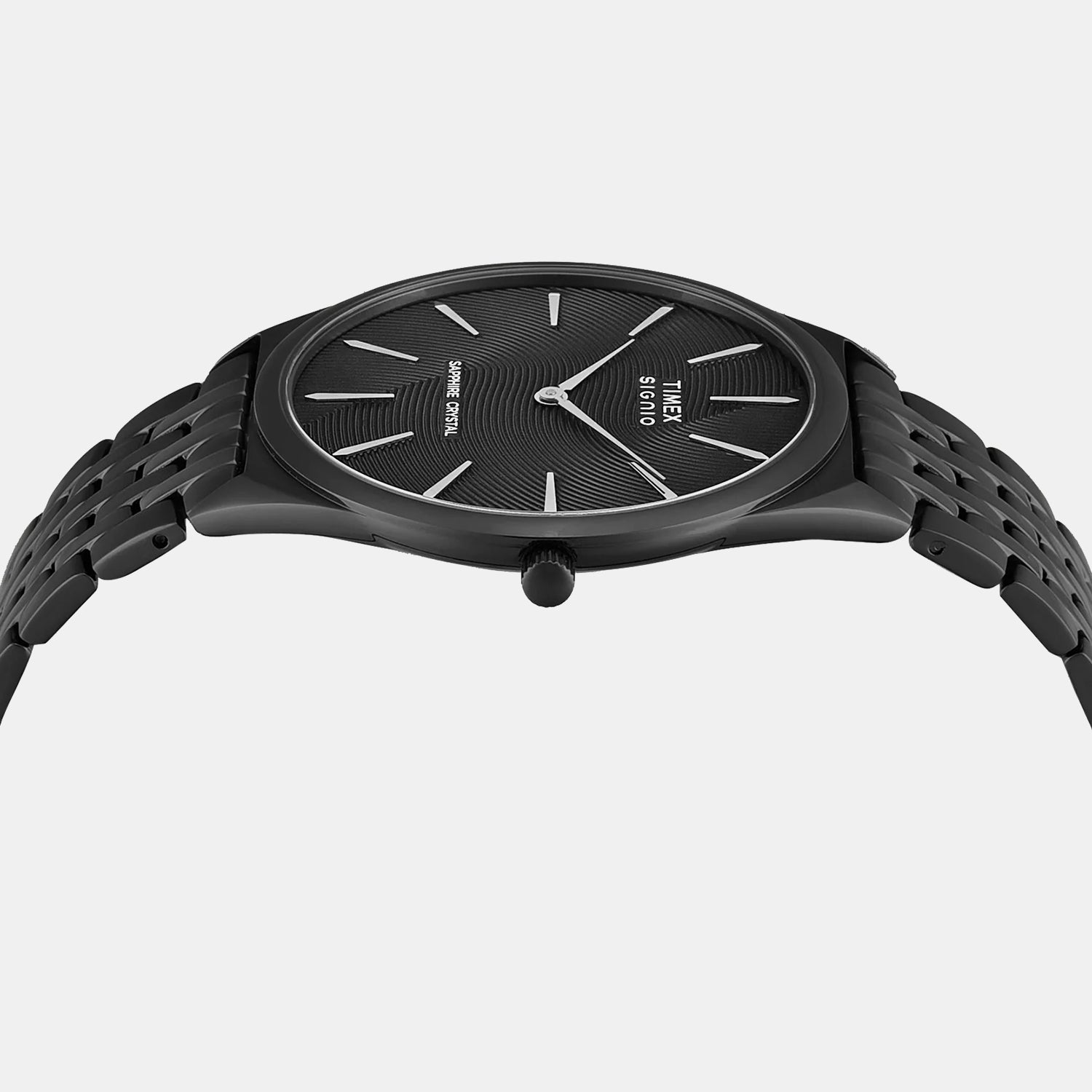 Signio Men Quartz Black Dial Analog Stainless Steel Watch TWEG34201