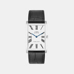 Signio Men Quartz White Dial Analog Leather Watch TWEG34301