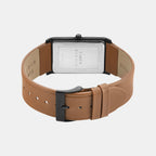 Signio Men Quartz Black Dial Analog Leather Watch TWEG34302