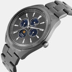 Signio Men Quartz Grey Dial Multi-Function Stainless Steel Watch TWEG34400