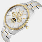 Signio Men Quartz Silver Dial Multi-Function Stainless Steel Watch TWEG34401