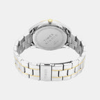 Signio Men Quartz Silver Dial Multi-Function Stainless Steel Watch TWEG34401