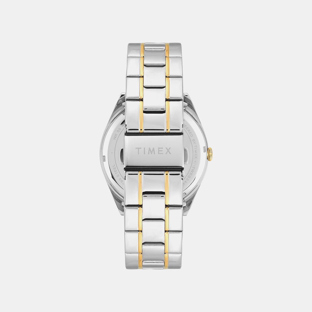 Signio Men Quartz Silver Dial Multi-Function Stainless Steel Watch TWEG34401